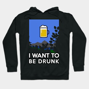 I want to believe - Alcohol and Funshirts beer Hoodie